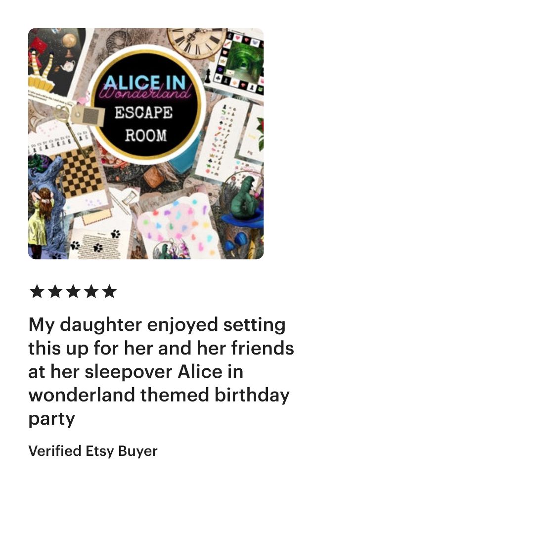 Classic Alice in Wonderland Escape Room