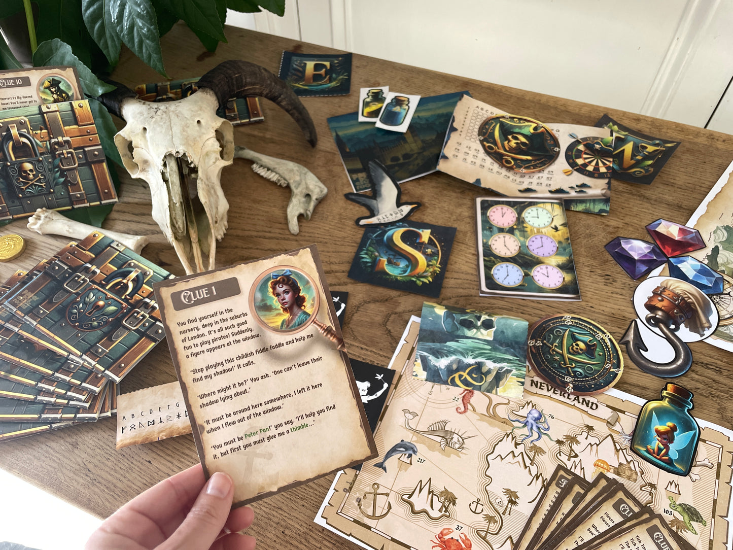 Peter Pan's Neverland Escape Room Mystery - Printable DIY Escape Kit