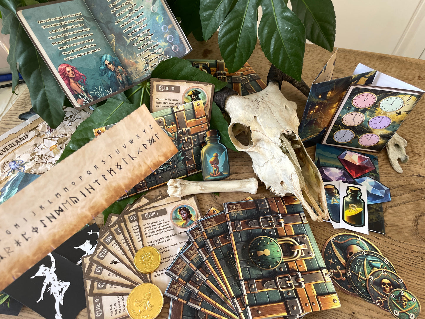 Peter Pan's Neverland Escape Room Mystery - Printable DIY Escape Kit