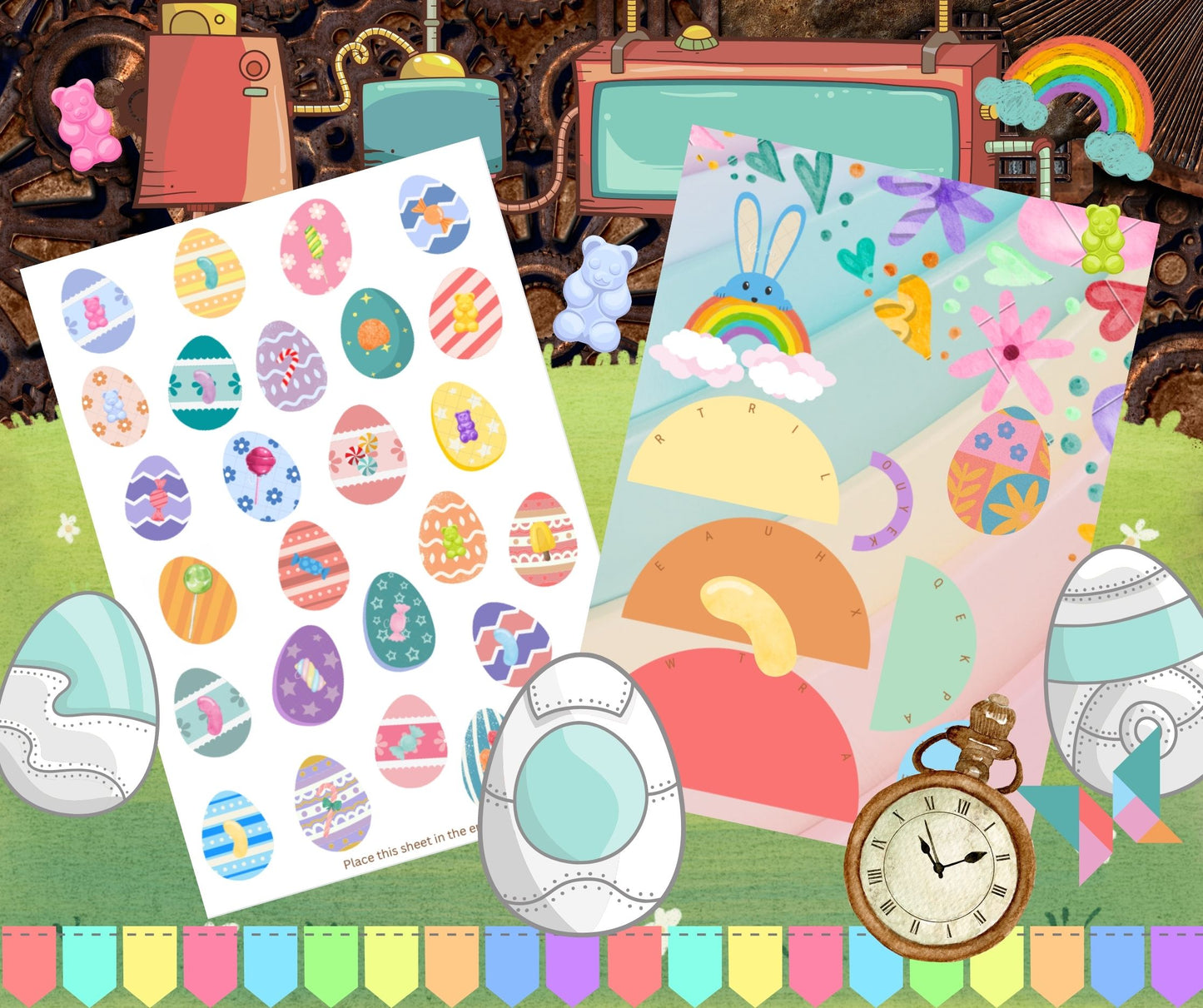 Easter Escape Room - Easter Scavenger Hunt Printable For Kids