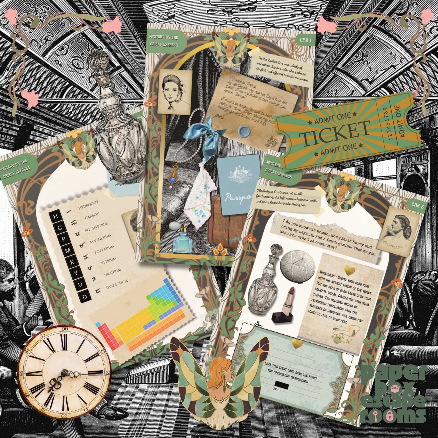 agatha christie printable puzzle game