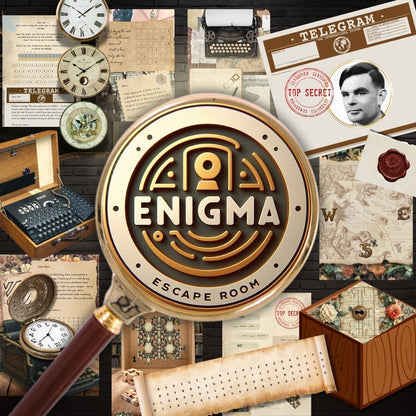 alan turing enigma escape room printable kit for kids