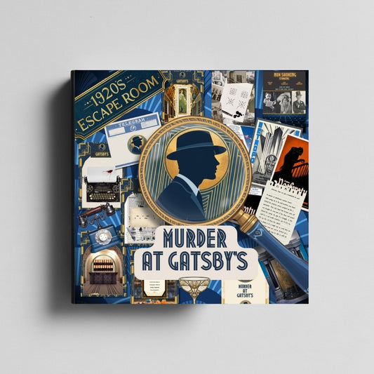 The Great Gatsby Escape Room Printable kit Hero Image Squooshed