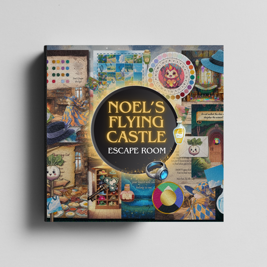 Noel's Flying Castle - Printable Fantasy Escape Room Kit