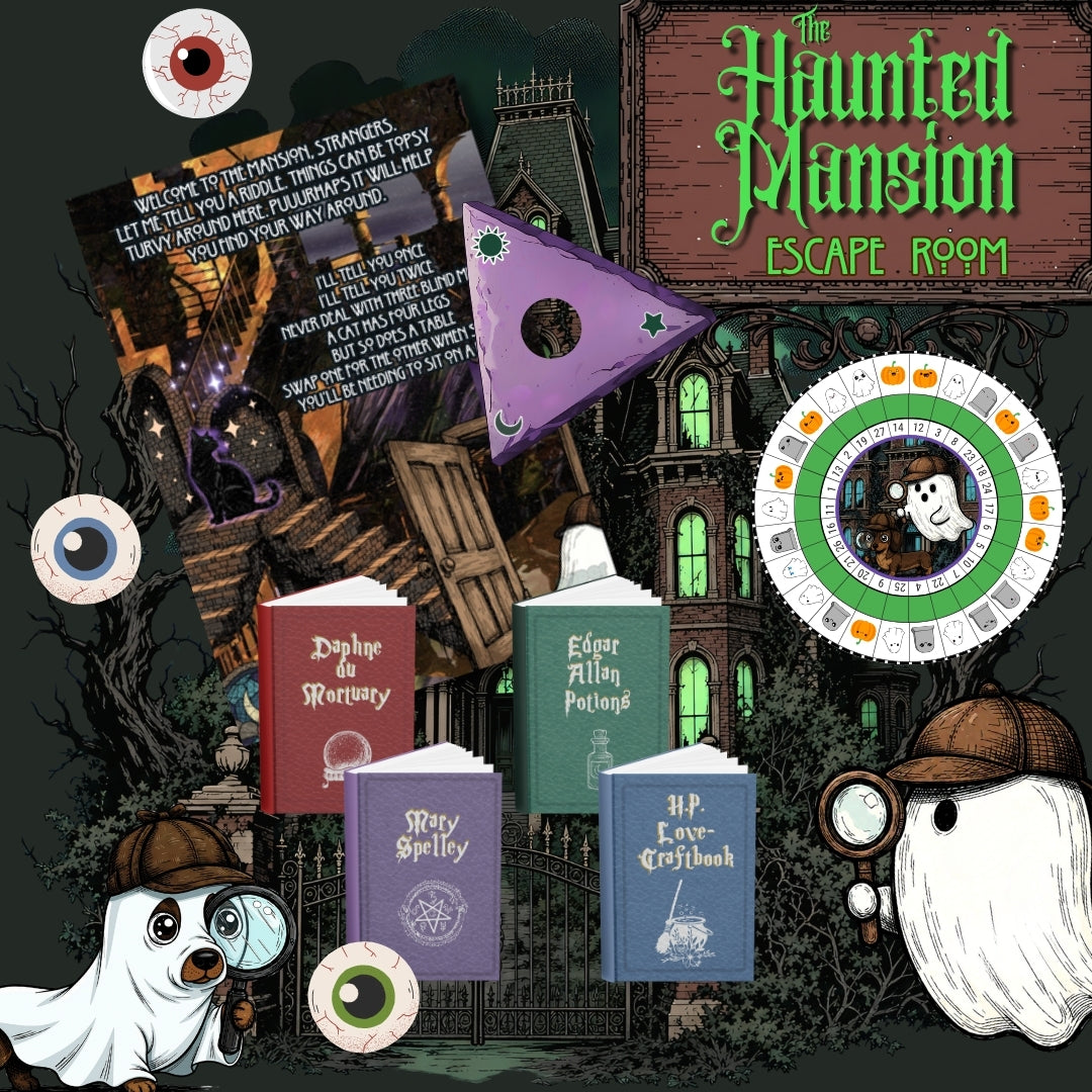 Haunted Mansion Escape Room - with Warlock Holmes & Dogtor Watson!