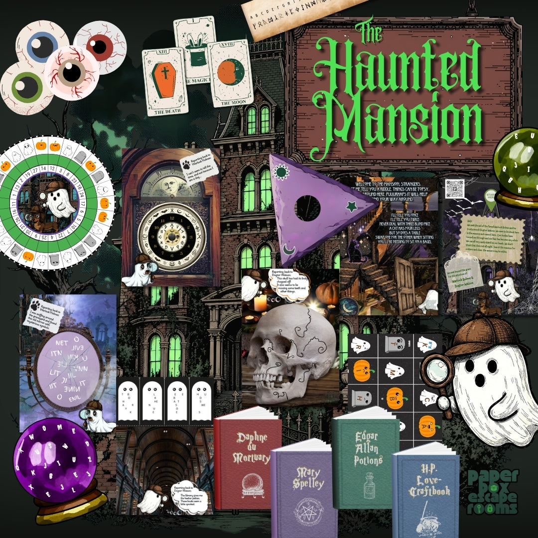 Haunted Mansion Escape Room - with Warlock Holmes & Dogtor Watson!