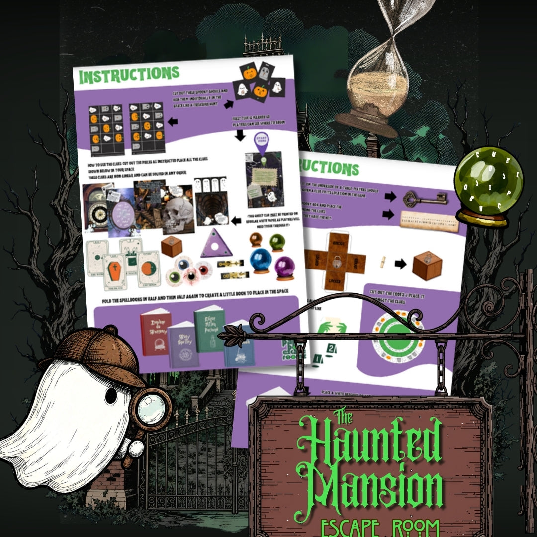 Haunted Mansion Escape Room - with Warlock Holmes & Dogtor Watson!