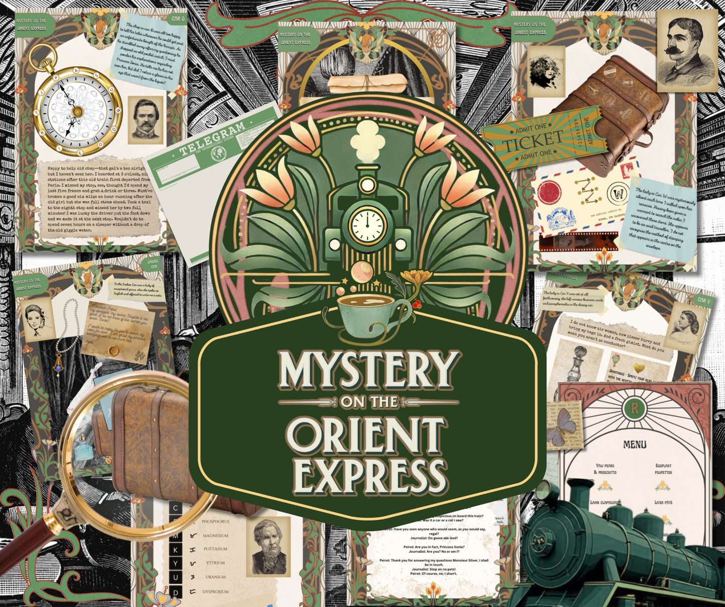 Agatha Christie Parody Escape! Mystery on the Orient Express