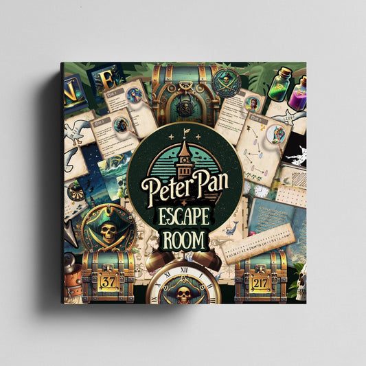 Peter Pan's Neverland Escape Room Mystery - Printable DIY Escape Kit