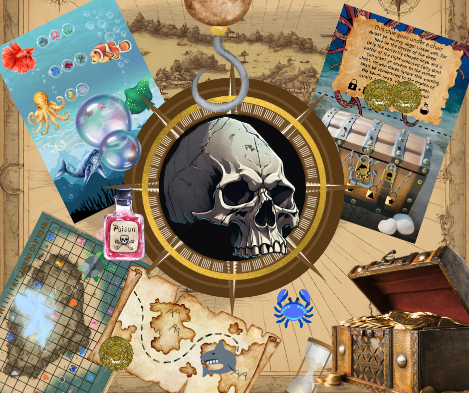 Pirate Escape Room - Printable Escape Room Kit