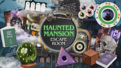 Haunted Mansion Escape Room - Printable Escape Room Kit