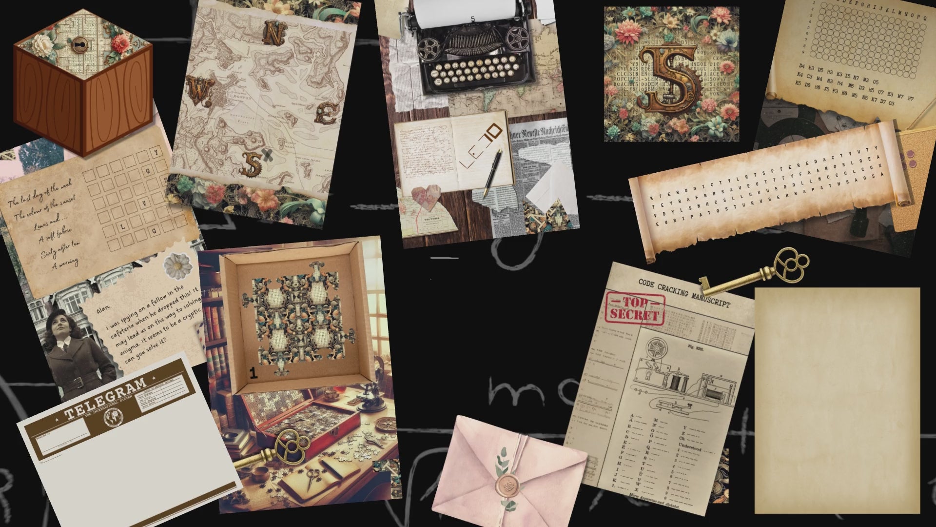 alan turing enigma escape room printable video preview