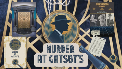 the great gatsby escape room printable preview video