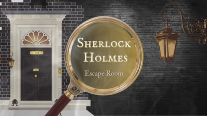 Sherlock Holmes Escape Room - Printable Escape Hunt Party Game