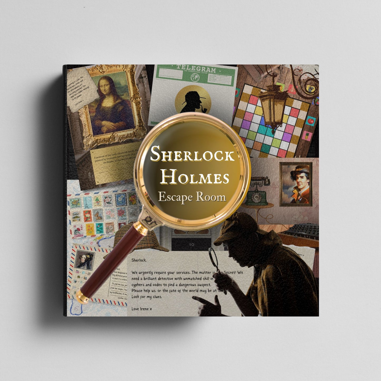 Sherlock Holmes Escape Room - Printable Escape Hunt Party Game